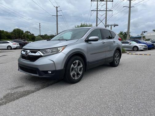 Silver 2018 Honda CR-V EX-L