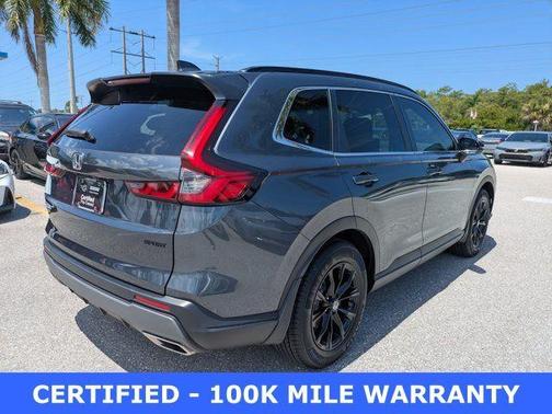Meteorite Gray Metallic 2024 Honda CR-V Hybrid Sport