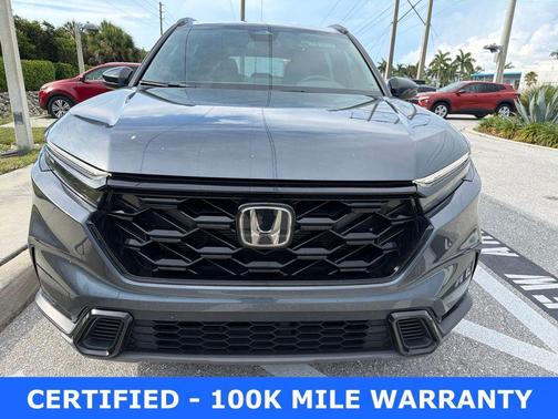 Meteorite Gray Metallic 2024 Honda CR-V Hybrid Sport