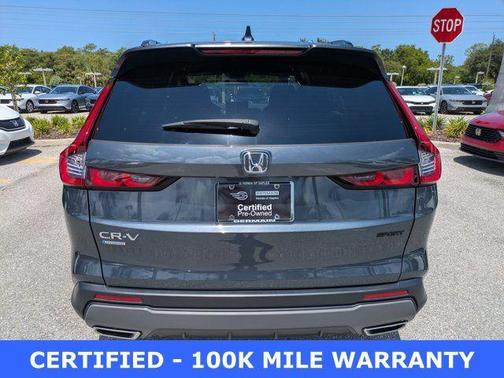 Meteorite Gray Metallic 2024 Honda CR-V Hybrid Sport