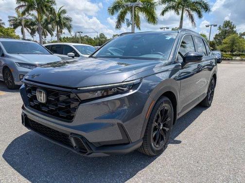 Meteorite Gray Metallic 2024 Honda CR-V Hybrid Sport