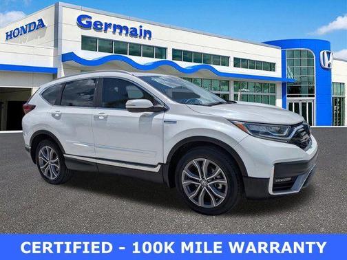 White 2022 Honda CR-V Hybrid Touring