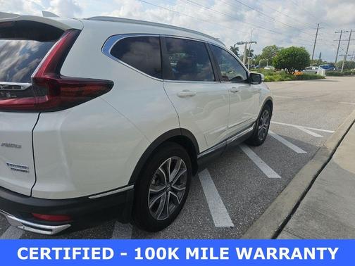 White 2022 Honda CR-V Hybrid Touring