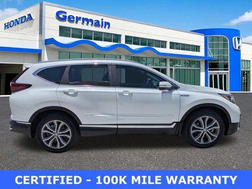 White 2022 Honda CR-V Hybrid Touring