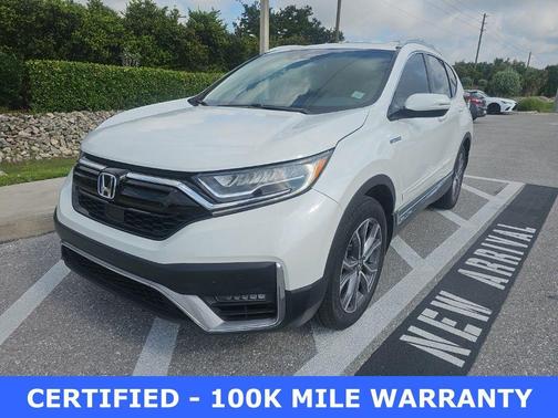 White 2022 Honda CR-V Hybrid Touring