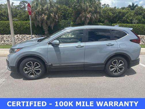 Gray 2021 Honda CR-V EX-L