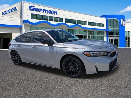 Solar Silver Metallic 2026 Honda Civic Hybrid Sport