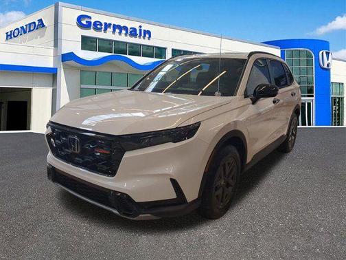 Platinum White Pearl 2026 Honda CR-V Hybrid TrailSport