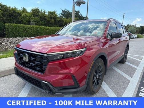 Radiant Red 2024 Honda CR-V Hybrid Sport-L