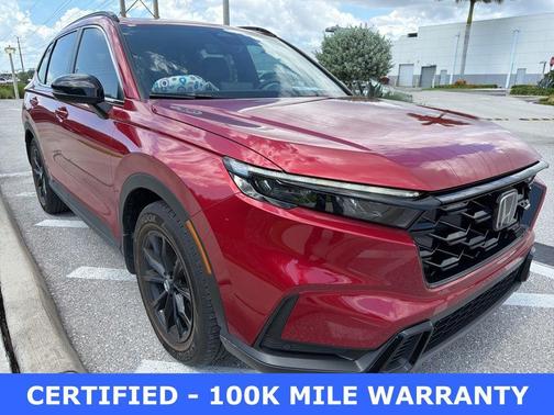 Radiant Red 2024 Honda CR-V Hybrid Sport-L