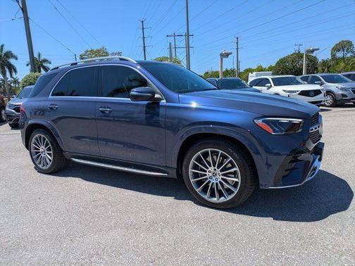 Blue 2026 Mercedes-Benz GLE 450 4MATIC