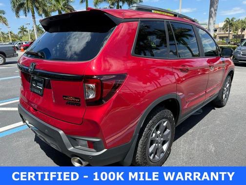 Red 2024 Honda Passport TrailSport