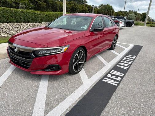 Red 2021 Honda Accord Sport 1.5T
