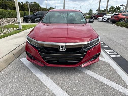 Red 2021 Honda Accord Sport 1.5T