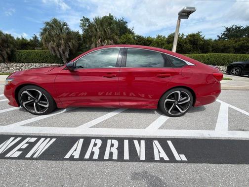 Red 2021 Honda Accord Sport 1.5T