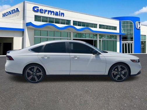 Platinum White Pearl 2026 Honda Accord Hybrid Sport