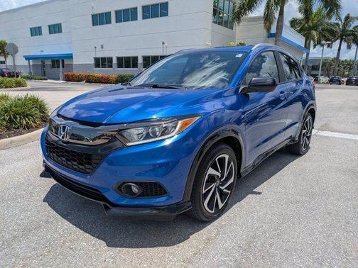 Aegean Blue Metallic 2019 Honda HR-V Sport
