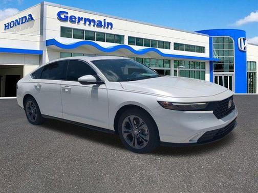 Platinum White Pearl 2026 Honda Accord Hybrid EX-L