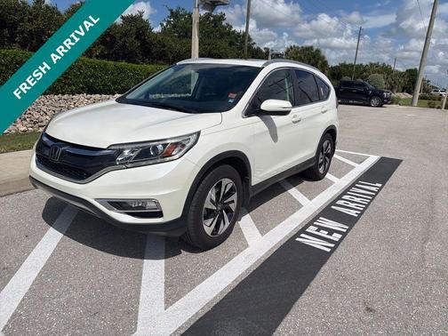 White 2016 Honda CR-V Touring