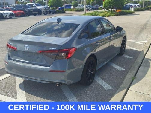 Sonic Gray Pearl 2024 Honda Civic Sport