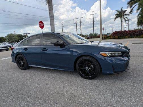Blue 2026 Honda Civic Sport