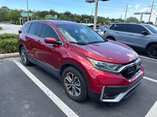 Red 2021 Honda CR-V EX