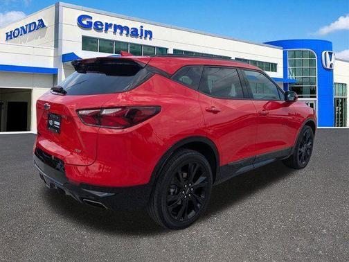 Red 2022 Chevrolet Blazer RS