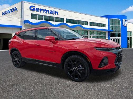 Red 2022 Chevrolet Blazer RS