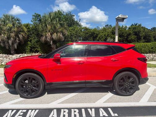 Red 2022 Chevrolet Blazer RS