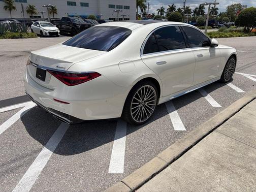 White 2021 Mercedes-Benz S-Class S 580 4MATIC