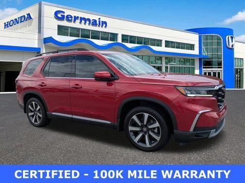 Radiant Red 2025 Honda Pilot Touring