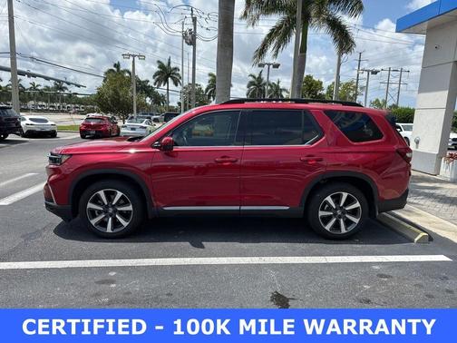 Radiant Red 2025 Honda Pilot Touring