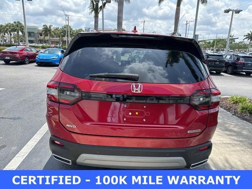Radiant Red 2025 Honda Pilot Touring