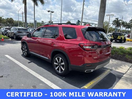 Radiant Red 2025 Honda Pilot Touring