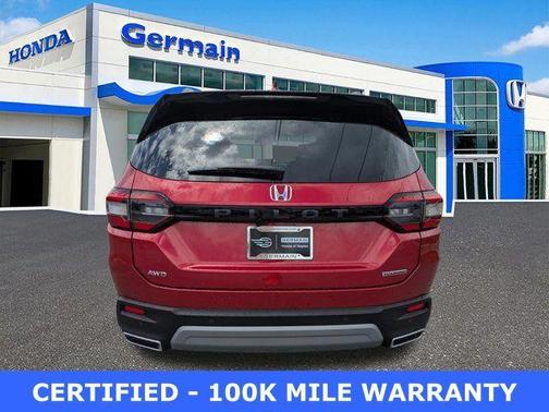 Radiant Red 2025 Honda Pilot Touring
