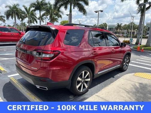 Radiant Red 2025 Honda Pilot Touring