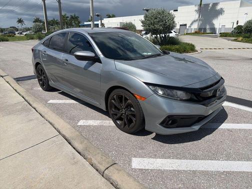 Silver 2020 Honda Civic Sport