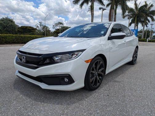 White 2021 Honda Civic Sport