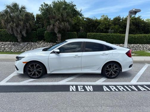White 2021 Honda Civic Sport