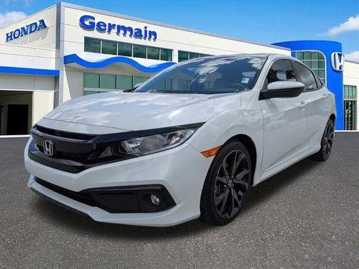 White 2021 Honda Civic Sport