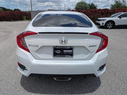 White 2021 Honda Civic Sport