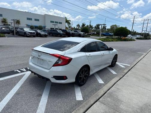 White 2021 Honda Civic Sport