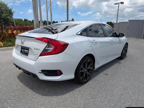 White 2021 Honda Civic Sport