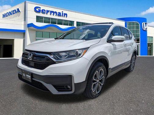 Platinum White Pearl 2022 Honda CR-V EX