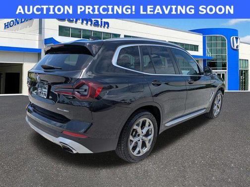 Black Sapphire Metallic 2024 BMW X3 sDrive30i