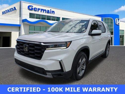 White 2023 Honda Pilot EX-L 8-Passenger