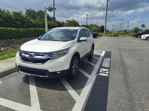 White Diamond Pearl 2017 Honda CR-V EX-L