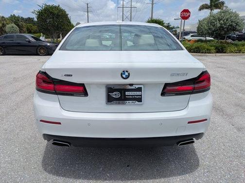 Alpine White 2023 BMW 530 i xDrive