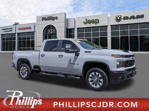 Slate Gray Metallic 2024 Chevrolet Silverado 2500 Custom