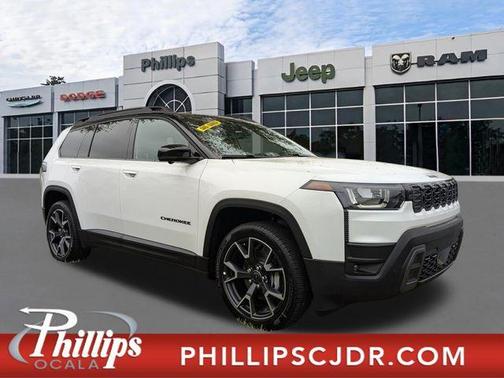 Bright White Clearcoat 2026 Jeep Cherokee Overland